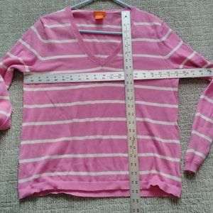 Joe Fresh Pink Striped Sweater
